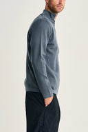 NAVAL full zip | lang lynlås, slate blue