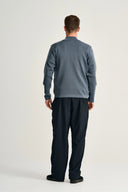 NAVAL full zip | lang lynlås, slate blue