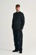 FELT-0 crew neck | rund hals, molten grey (f)