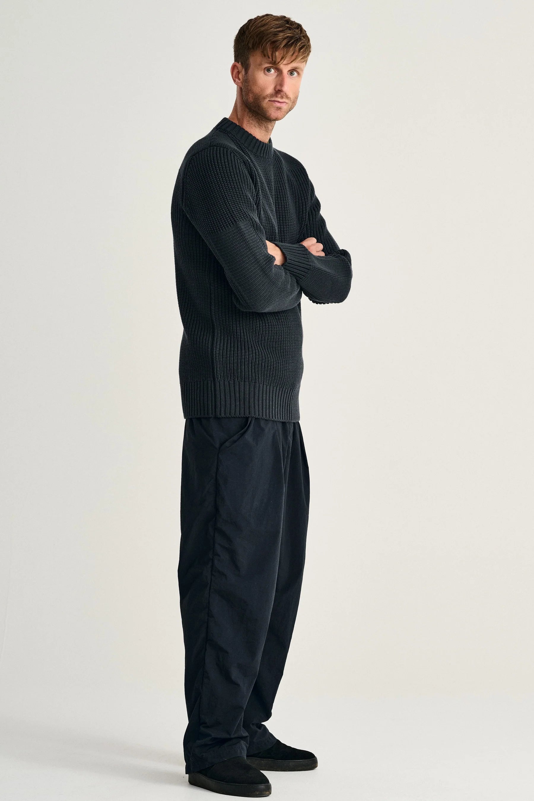 ROBUST crew neck | rund hals i molten grey (f) | S. N. S. HERNING
