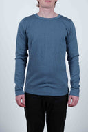 RITE crew neck, blue moiré
