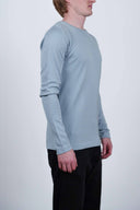 RITE crew neck, light blue moiré