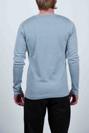 RITE crew neck, light blue moiré