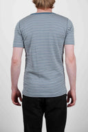 RITE t-shirt, blue moiré / clear grey