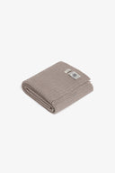 ROENTGEN 4J blanket, taupe melange
