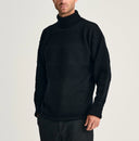 FISHERMAN sweater | høj hals, navy blue