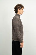 FISHERMAN sweater | høj hals, terra-II brown
