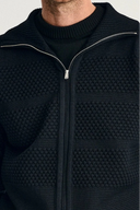 FISHERMAN full zip | lang lynlås, navy blue