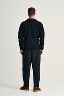 FISHERMAN full zip | lang lynlås, navy blue