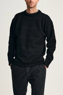 FISHERMAN crew neck | rund hals, black void