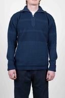 FISHERMAN short zip, still blue