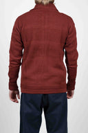 FISHERMAN full zip, maroon