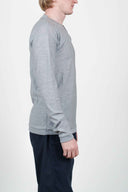 TRIM v-neck, grey melange [M]