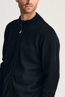 FISHERMAN-III full zip | lang lynlås, navy blue II