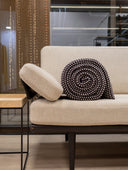 LOYAL blanket, bluish purple / off white