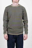NAVAL crew neck | rund hals, rope grey / mental blue