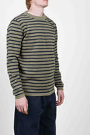 NAVAL crew neck | rund hals, rope grey / mental blue