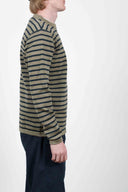 NAVAL crew neck | rund hals, rope grey / mental blue
