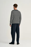 NAVAL crew neck | rund hals, navy blue / natural white
