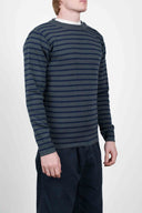 NAVAL crew neck, titan grey / blue brain