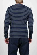 NAVAL crew neck, titan grey / blue brain