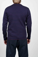 NAVAL crew neck, purple / sea blue