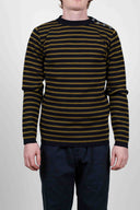 NAVAL crew neck, navy blue / dry grass
