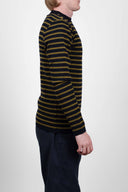 NAVAL crew neck, navy blue / dry grass