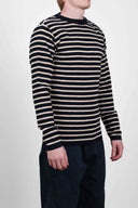 NAVAL crew neck, navy blue / raw