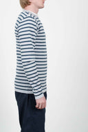 NAVAL crew neck, phoenix grey / blue gene