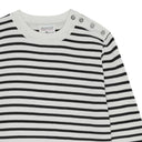 NAVAL crew neck | rund hals, natural white / navy blue (f)