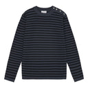 NAVAL crew neck | rund hals, storm grey / navy blue (f)
