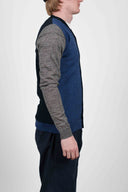 MIGRATION cardigan, blue static block