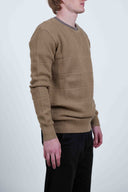 META crew neck, army camel
