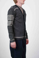 INTEGRAL cardigan, black noise combo