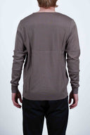 EXIT crew neck, clay grey