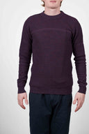 TRANSPARENT sweater, purple melange
