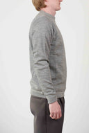 BASIS sweater, concrete / top grey melange