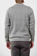 BASIS sweater, concrete / top grey melange