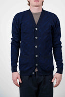 NESTOR cardigan, sea blue / olde blue