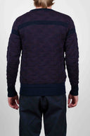 RADIO sweater, compact blue / purple melange