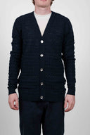 BABEL cardigan, medium blue mix