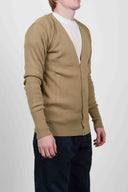 SUB cardigan, army camel