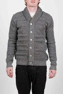 DIFFERENTIAL cardigan, white noise mix