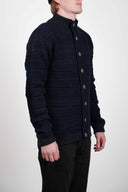 MOMENT cardigan, navy blue mix