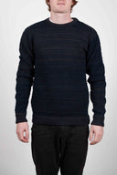 MOMENT sweater, navy blue mix