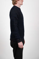 MOMENT sweater, navy blue mix