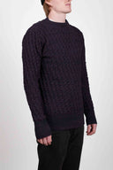 STARK sweater, purple melange mix