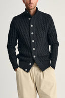 STARK cardigan, molten grey
