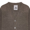 RANK-III cardigan, terra brown (f)